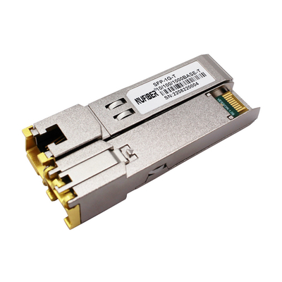 Módulo 100m de 1000BASE-T RJ45 SFP Gigabit Ethernet compatível com Cisco