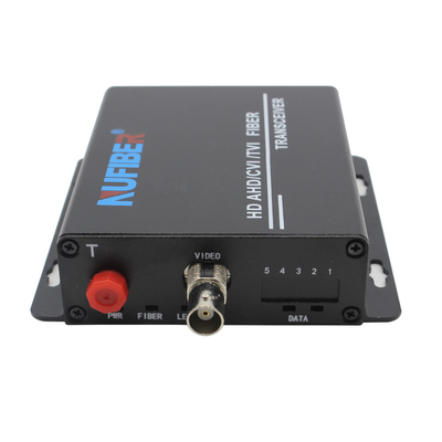 1BNC conversor audio ótico, transmissor video de AHD TVI 1080p