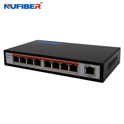 ODM 4 do OEM interruptores portuários de 8 16 24 ethernet do ponto de entrada 48V para NVR